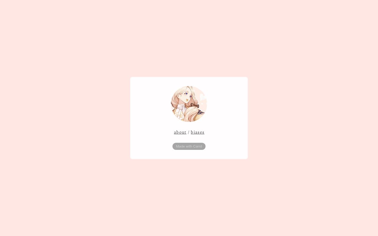 Carrd profile picture for @roses